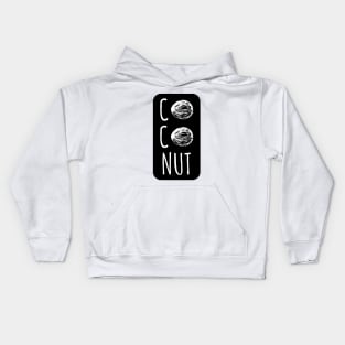 Coconut Tee Design Kids Hoodie